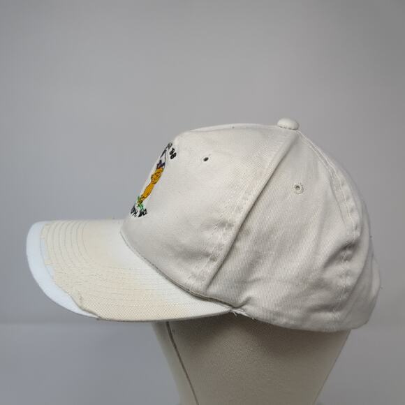 Court 98 St. Joseph MO Snapback Cap Beige One Size Adjustable Distressed Kudzu - Picture 3 of 9